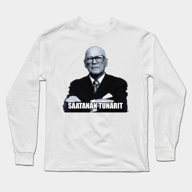 UKK - Saatanan tunarit! Long Sleeve T-Shirt by SarjisHemmo.com